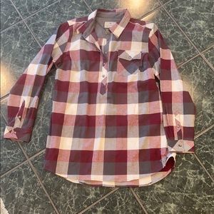 Legendary Whitetails flannel tunic